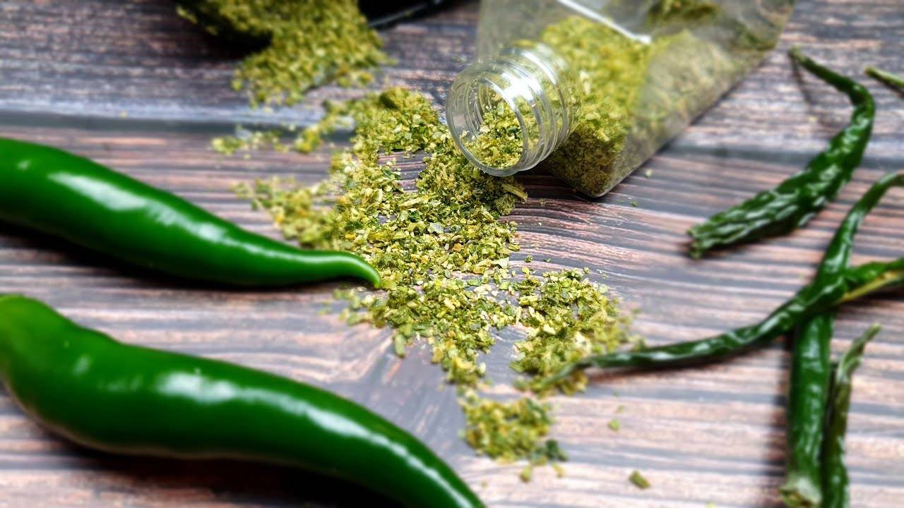 Dehydrated Green Chilli Powder